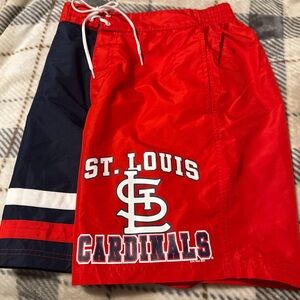 Genuine Merchandise Bright Red Sports Shorts